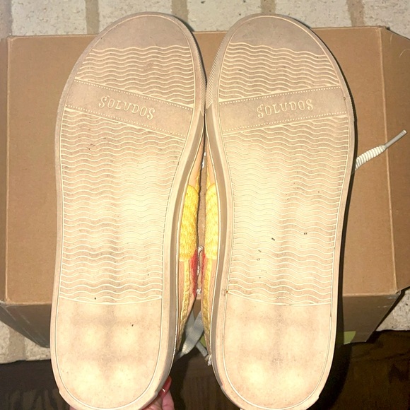 Soludos Ibiza embroidered rainbow wave sneaker - Picture 6 of 6